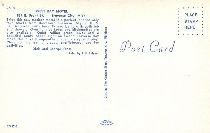 West Bay Motel - Vintage Postcard (newer photo)